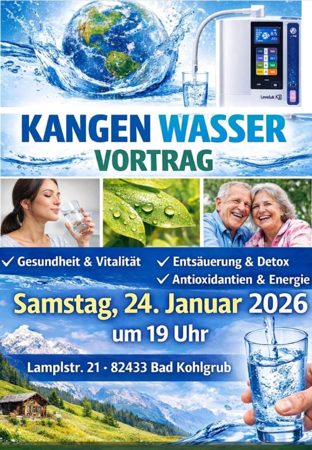 Kangen Wasser
Sandra H&ouml;dl
Bad Kohlgrub