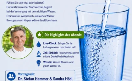 Die Kraft des Wassers – Vortrag mit Dr. Stefan Hammer und Sandra Hödl am 26. September 2026 in Friedersbach