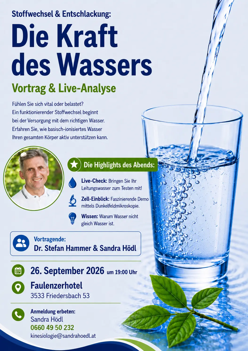 Wasser Vortrag Friedersbach am 26.09.2026