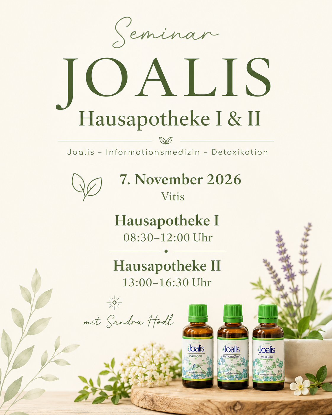 Vortragstag:  JOALIS Hausapotheke I & II